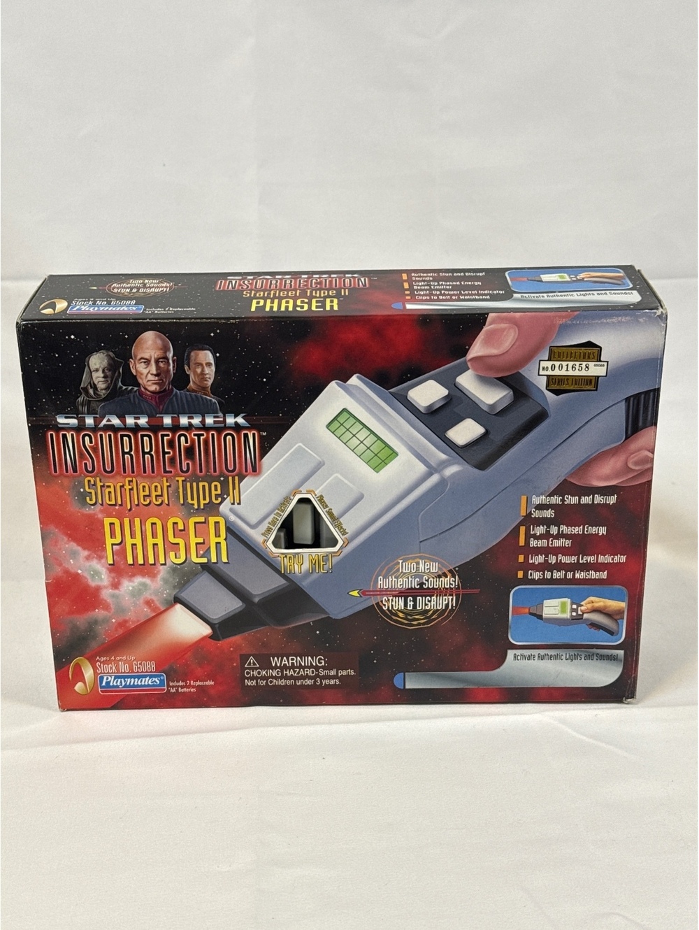 Star Trek Insurrection Starfleet Type II Phaser Collectors Series Ltd Low #’d